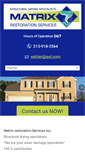 Mobile Screenshot of matrixrestoration.com