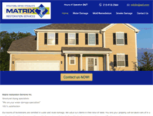 Tablet Screenshot of matrixrestoration.com